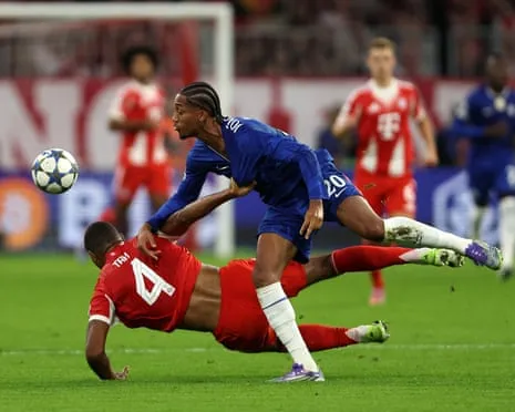 Chelsea's manager explodes when Bayern Munich center-back Jonathan Tah escapes red card during UCL setback