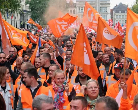 France-Wide Strike Action Draws Vast Numbers Taking to the Streets Throughout France